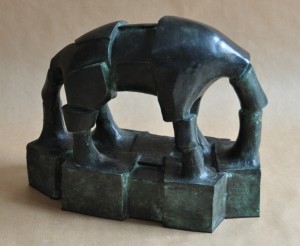 beast, 2009, bronze, 30x13x28 cm