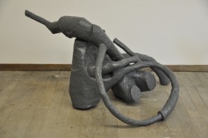 Ambiguous creature, 2011, polyester, 90x150x170 cm